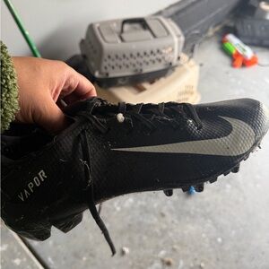 Nike Vapor Black football Cleats size 12